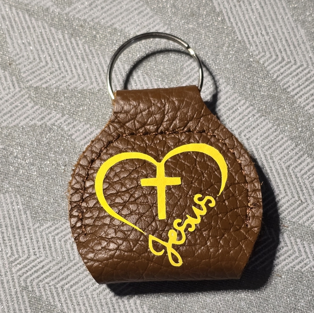 Love Jesus Shopping Cart Coin Keychain